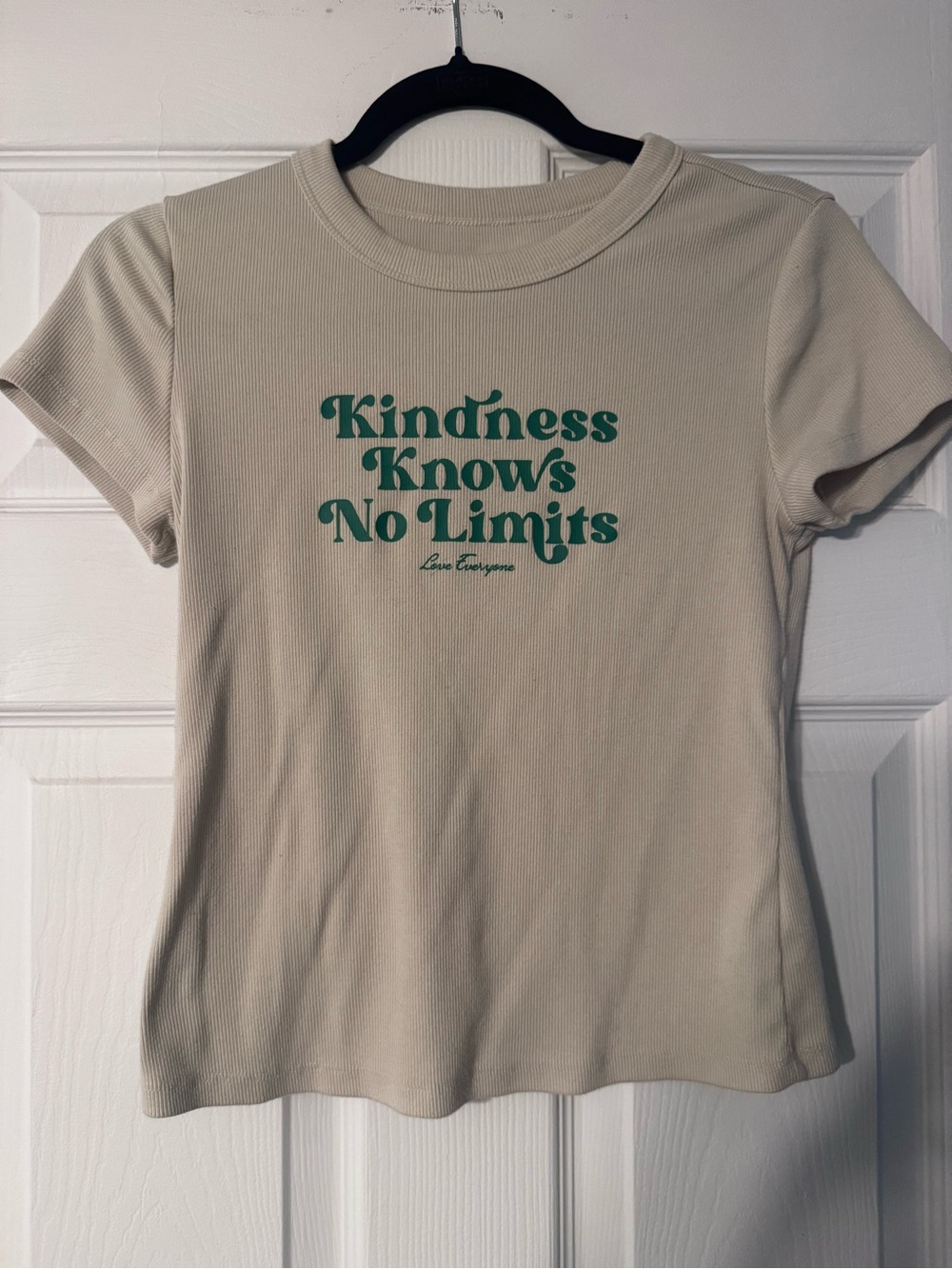 Short Sleeve Tee - Cream & Green